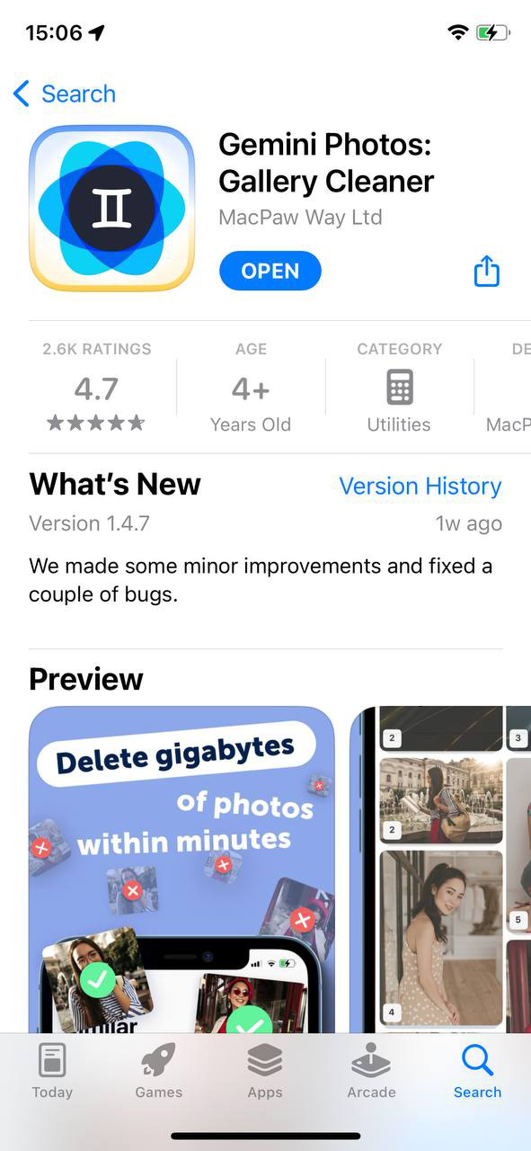 check duplicate remover page in app store
