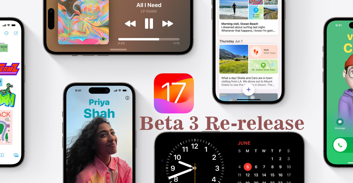 iOS 17 Beta 3 Re-Released