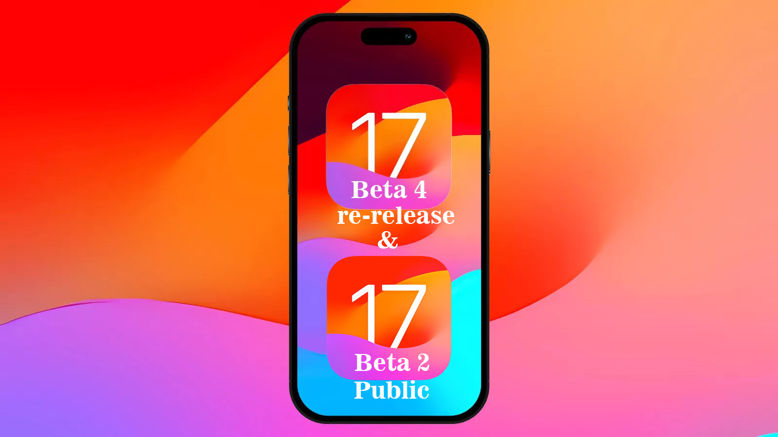 apple unveils ios 17 public beta 2 and beta 4 re-release