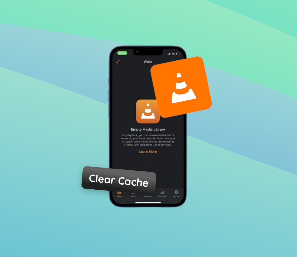 clear vlc cache on iphone